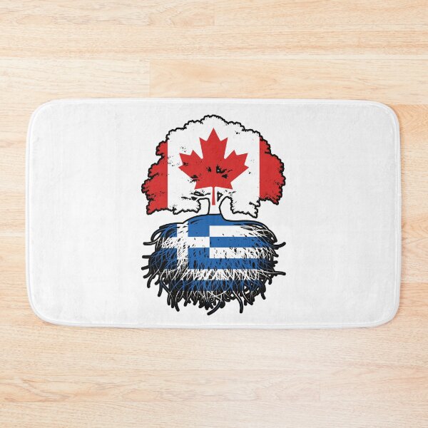 Item preview, Greece Greek Canadian Canada Tree Roots Flag designed and sold by FlagX.