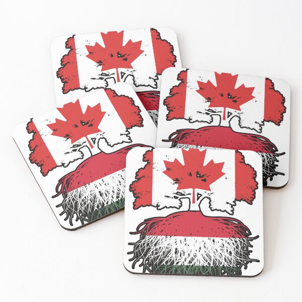 Item preview, Hungary Hungarian Canadian Canada Tree Roots Flag designed and sold by FlagX.