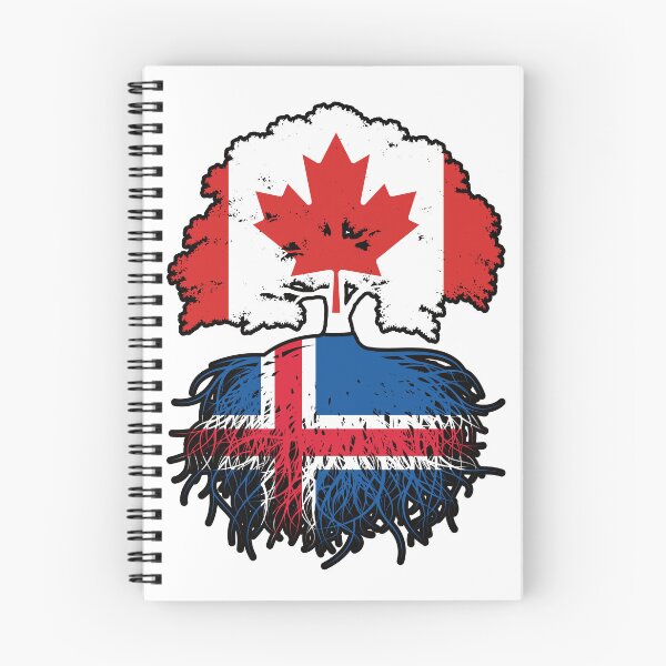 Item preview, Iceland Icelandic Canadian Canada Tree Roots Flag designed and sold by FlagX.
