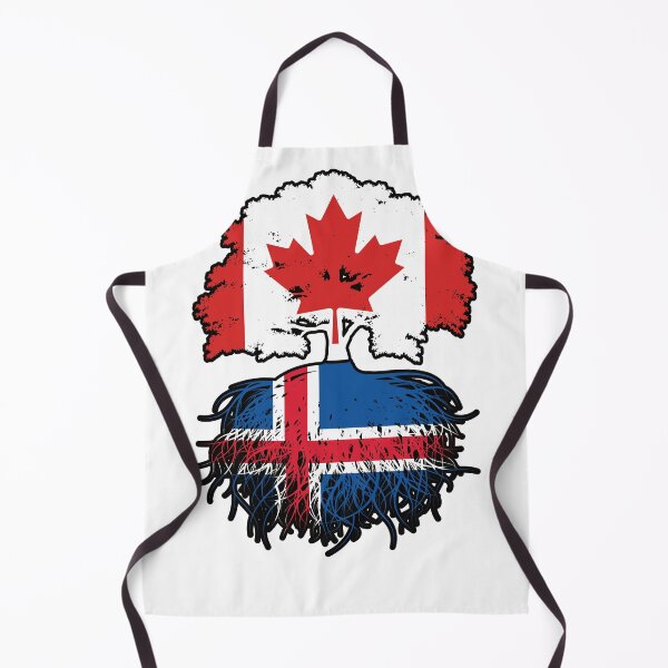 Item preview, Iceland Icelandic Canadian Canada Tree Roots Flag designed and sold by FlagX.