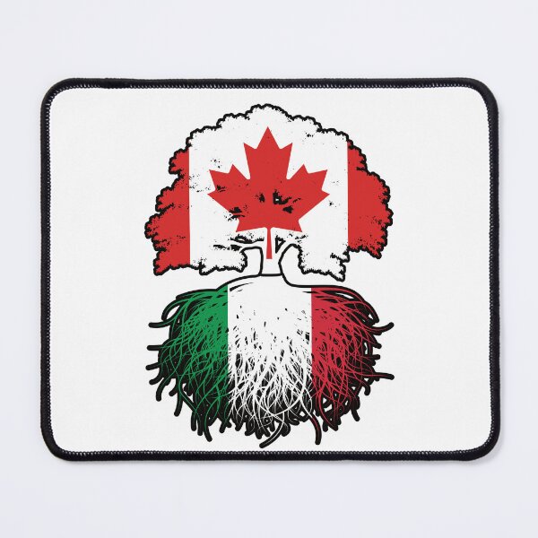 Item preview, Italy Italian Canadian Canada Tree Roots Flag designed and sold by FlagX.