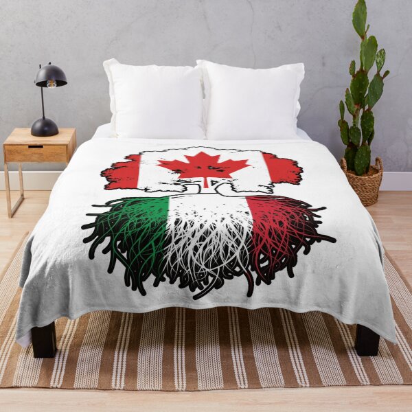 Item preview, Italy Italian Canadian Canada Tree Roots Flag designed and sold by FlagX.