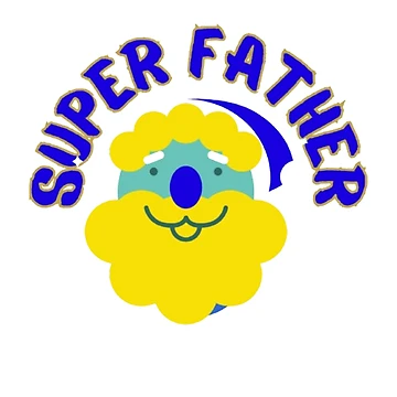 Artwork thumbnail, Sticker super FATHER by Anna Stim