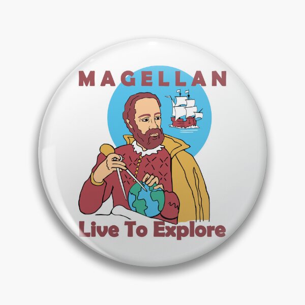 Item preview, Magellan Live To Explore designed and sold by Traveldrawings.