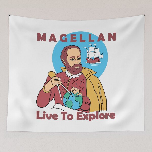 Item preview, Magellan Live To Explore designed and sold by Traveldrawings.