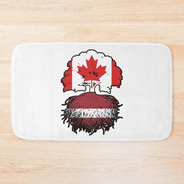 Item preview, Latvia Latvian Canadian Canada Tree Roots Flag designed and sold by FlagX.