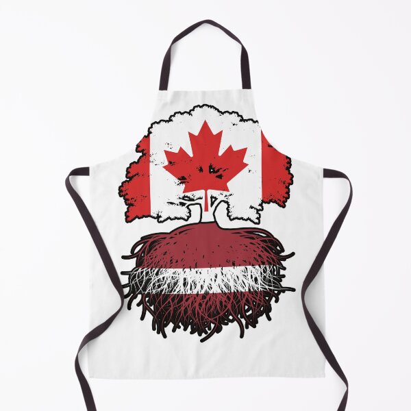 Item preview, Latvia Latvian Canadian Canada Tree Roots Flag designed and sold by FlagX.