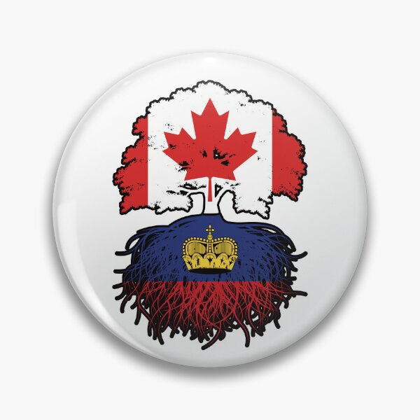 Item preview, Liechtenstein Liechtensteiner Canadian Canada Tree Roots Flag designed and sold by FlagX.