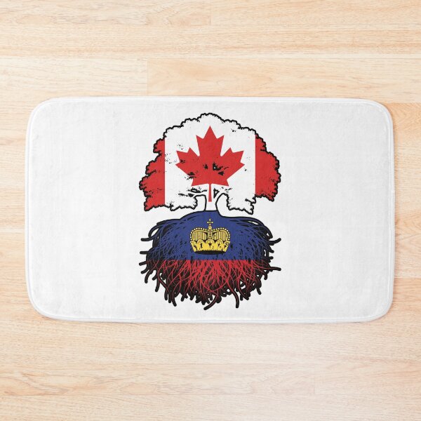 Item preview, Liechtenstein Liechtensteiner Canadian Canada Tree Roots Flag designed and sold by FlagX.