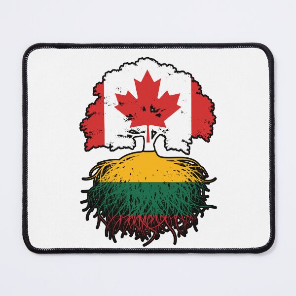 Item preview, Lithuania Lithuanian Canadian Canada Tree Roots Flag designed and sold by FlagX.