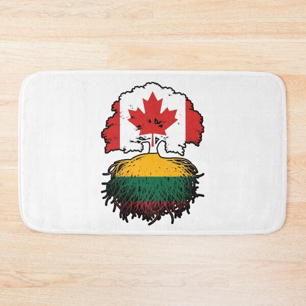 Item preview, Lithuania Lithuanian Canadian Canada Tree Roots Flag designed and sold by FlagX.