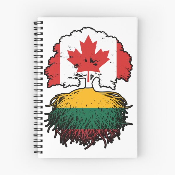 Item preview, Lithuania Lithuanian Canadian Canada Tree Roots Flag designed and sold by FlagX.