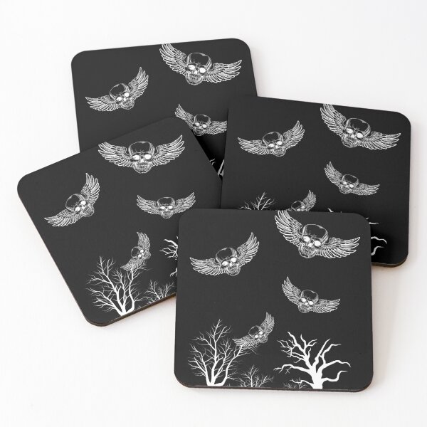 Item preview, Flying Skulls Over Haunted Cemetery designed and sold by TolgaSal.