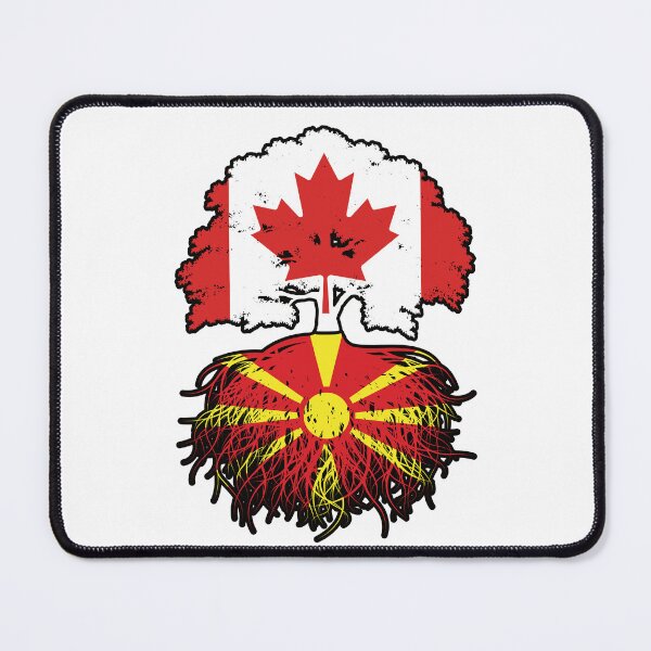 Item preview, Macedonia Macedonian Canadian Canada Tree Roots Flag designed and sold by FlagX.