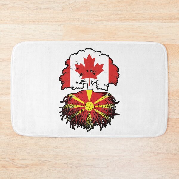 Item preview, Macedonia Macedonian Canadian Canada Tree Roots Flag designed and sold by FlagX.