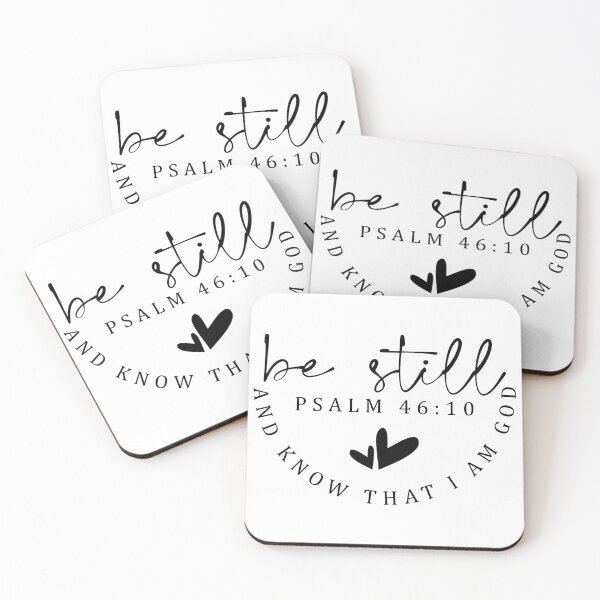 Item preview, Be sill and know that I am God Psalm 46:10 designed and sold by Dominika Farkašová.