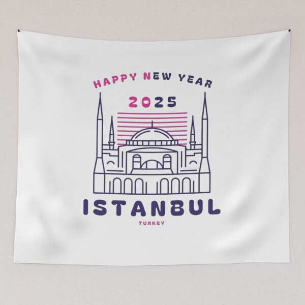 Item preview, T-shirt Happy New Year Istanbul Turky 2025 designed and sold by Scouts4ever.