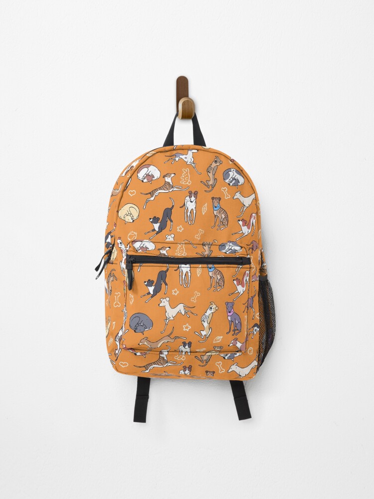 Thumbnail 1 of 3, Backpack, Greyhound pattern designed and sold by Psychoon.