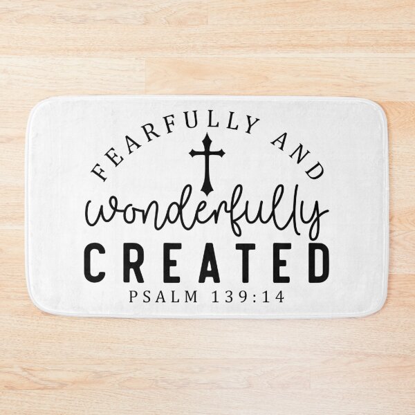 Item preview, Fearfully and wonderfully created psalm 13914 designed and sold by Dominika Farkašová.