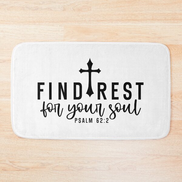 Item preview, Find rest for your soul psalm 622 designed and sold by Dominika Farkašová.