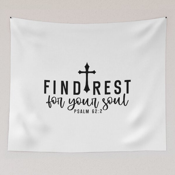 Item preview, Find rest for your soul psalm 622 designed and sold by Dominika Farkašová.