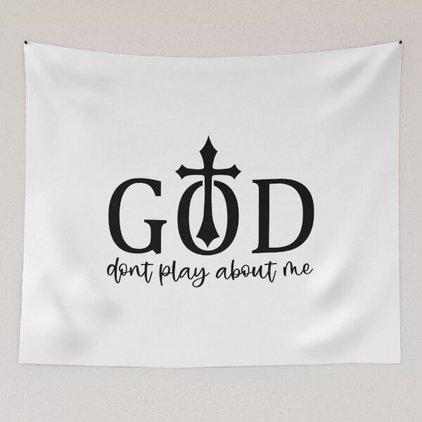 Item preview, God dont play about me designed and sold by Dominika Farkašová.