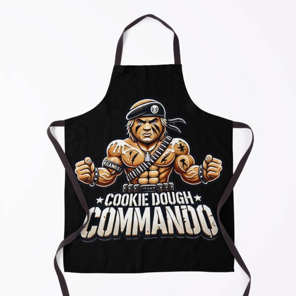 Item preview, Cookie Dough Commando - Funny Holiday Warrior designed and sold by BlankCanvasHaHa.