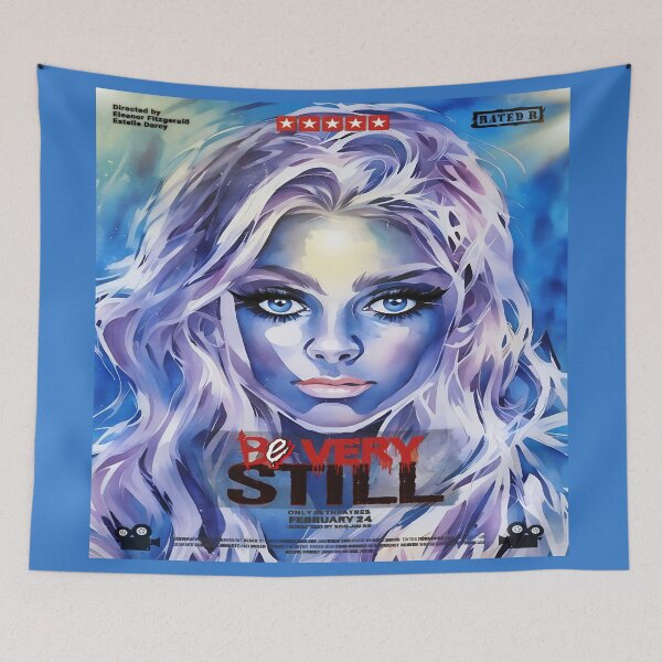 Item preview, Vintage-Inspired Thriller Movie Poster - "Be Very Still" designed and sold by gleefulme.