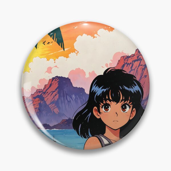 Item preview, Madagascar Retro Anime Girl 80s Vintage Travel designed and sold by Retro-Anime9.