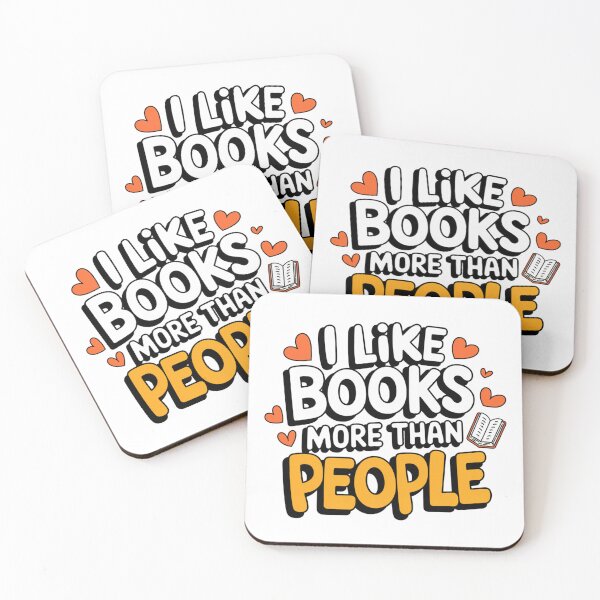 Item preview, I like books more than people designed and sold by moimesfolies.