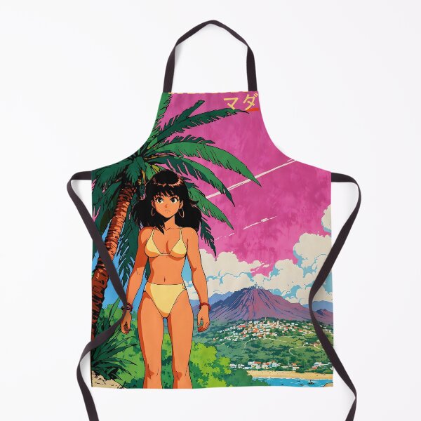 Item preview, Antananarivo Madagascar Retro Anime Girl 80s Vintage Travel designed and sold by Retro-Anime9.