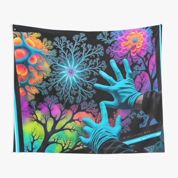 Item preview, A.I. Psychedelic Airbrush Painter's Work 0001 FunFractals ChromaDepth 3D designed and sold by FunFractals.