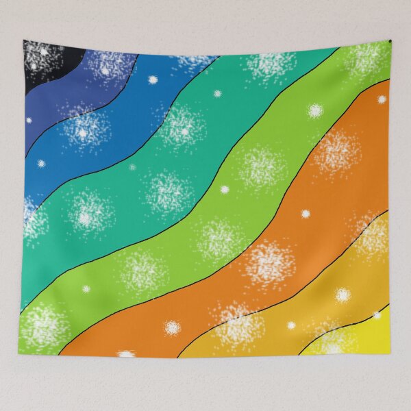 Item preview, Retro Rainbow Pattern Nostalgic poster designed and sold by kestrada2906.