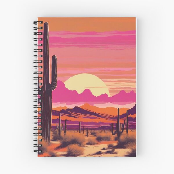 Item preview, Desert Sunset Vintage Poster designed and sold by MarkLines.