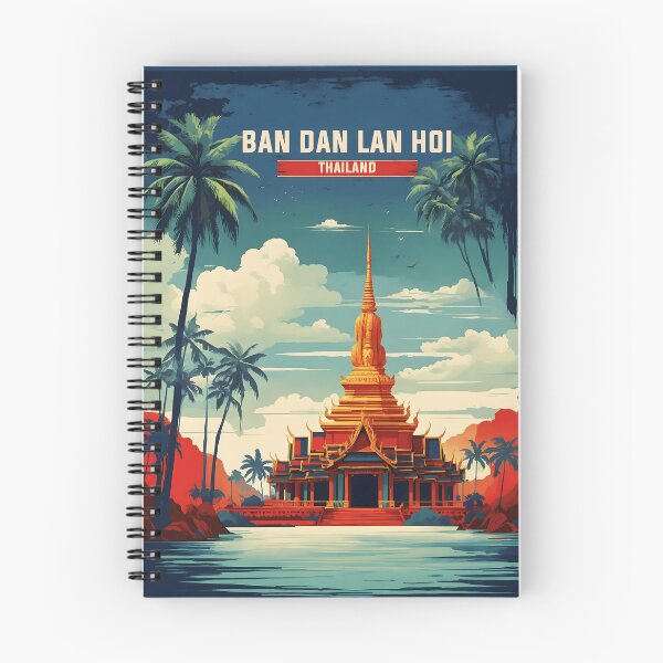 Item preview, Ban Dan Lan Hoi Thailand Vintage Retro Travel Tourism designed and sold by TravelersGems.