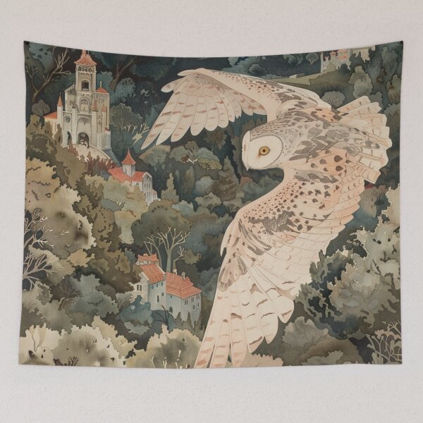 Item preview, Flight of the Barnowl  designed and sold by patternshoprad.