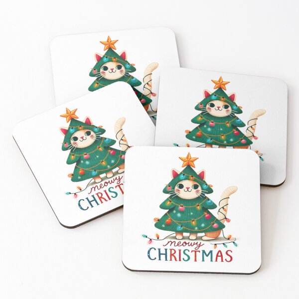 Item preview, Meowy Christmas  designed and sold by riadesignstore.