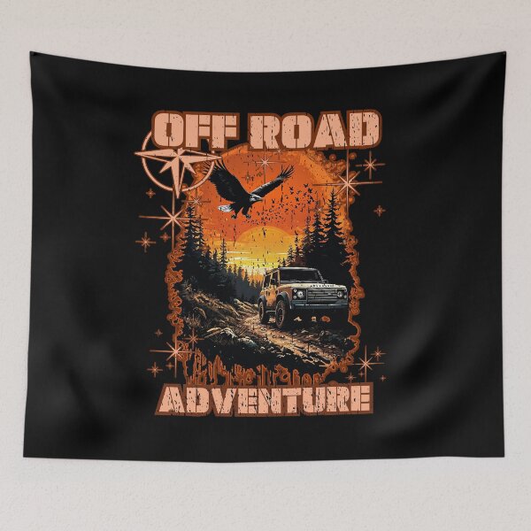 Item preview, OFF ROAD ADVENTURE cool off road driving design with forest and bids to capture adventure vibe designed and sold by Jt41.