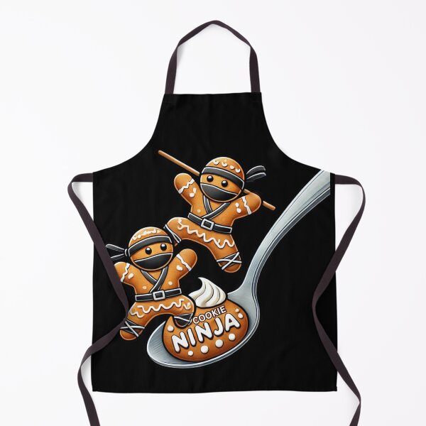 Item preview, Cookie Ninja Adventures - Funny Holiday Baking designed and sold by BlankCanvasHaHa.