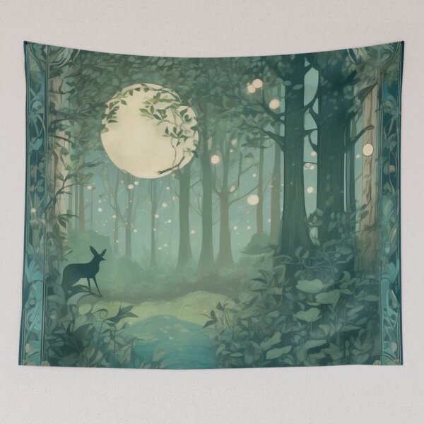 Item preview, Enchanted Forest Poster designed and sold by MarkLines.