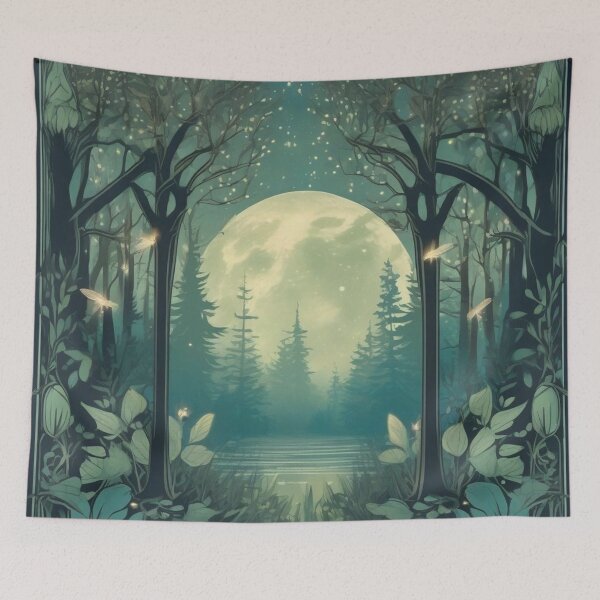 Item preview, Enchanted Forest Poster 2 designed and sold by MarkLines.