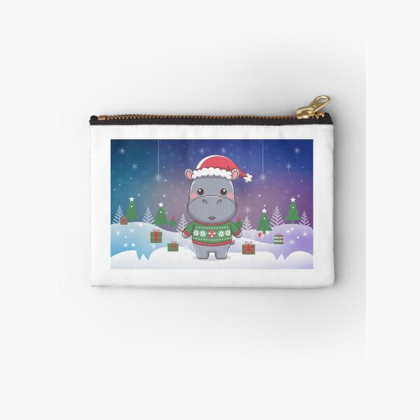 Item preview, Hippo Christmas Charm designed and sold by NeatThingLover.