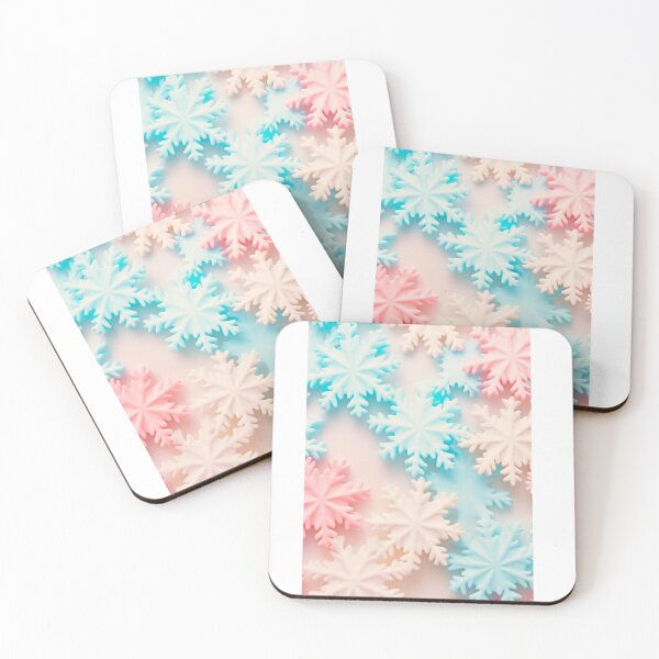 Item preview, Cute Snowflakes Pastel  Design  designed and sold by leylakidesign.