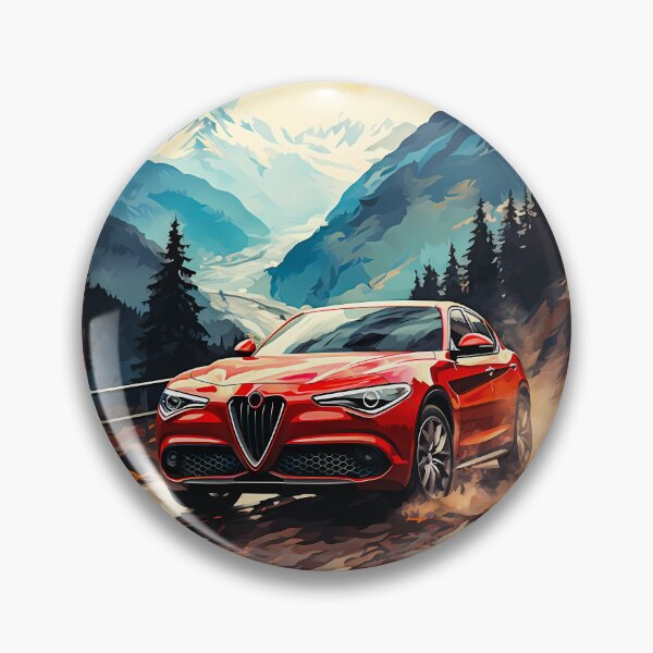 Item preview, Driving Alfa Stelvio Through Alpine Majesty designed and sold by RevUpDesign.