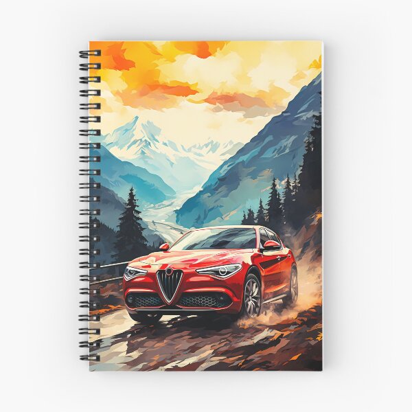 Item preview, Driving Alfa Stelvio Through Alpine Majesty designed and sold by RevUpDesign.