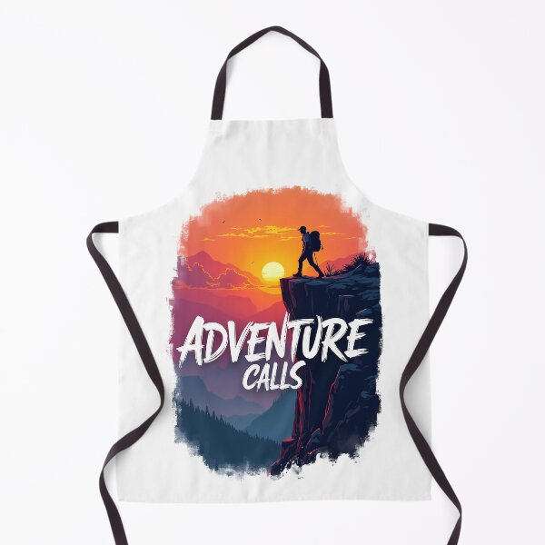 Item preview, Adventure Calls - Bold Hiking Cliff Sunset Art designed and sold by BNCH44.