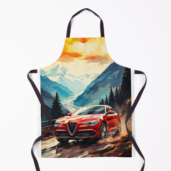 Item preview, Driving Alfa Stelvio Through Alpine Majesty designed and sold by RevUpDesign.