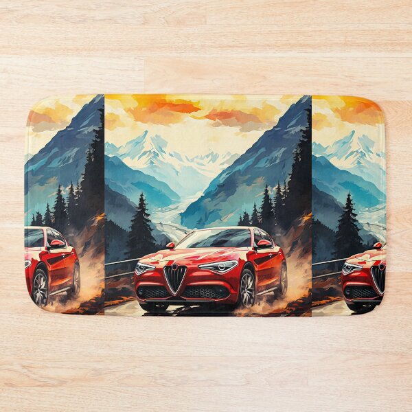 Item preview, Driving Alfa Stelvio Through Alpine Majesty designed and sold by RevUpDesign.