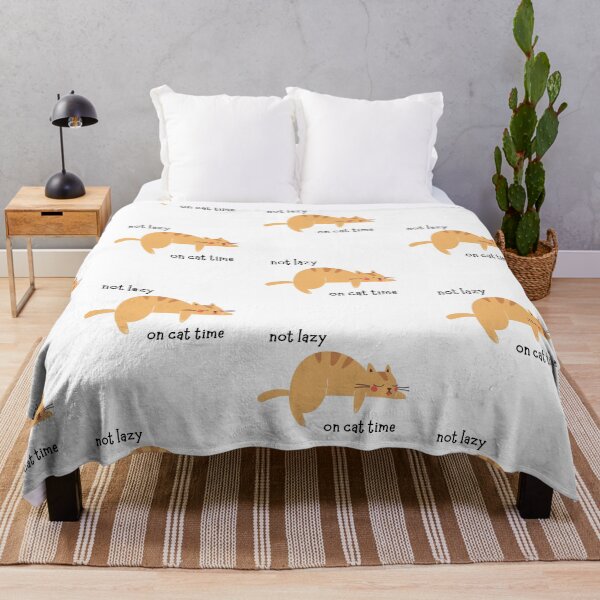 Item preview, Not Lazy, Just on Cat Time designed and sold by VasInd.