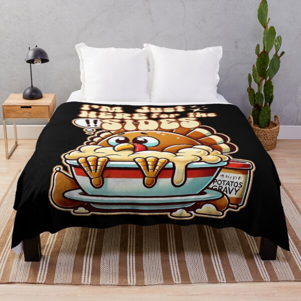 Item preview, I'M HERE JUST FOR THE SIDES funny Thanksgiving dinner turkey design designed and sold by Jt41.